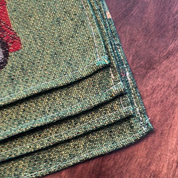 Home Collection Set of 4 Tapestry Cotton Blend Placemats “Harvest Blessings” - Picture 4 of 16